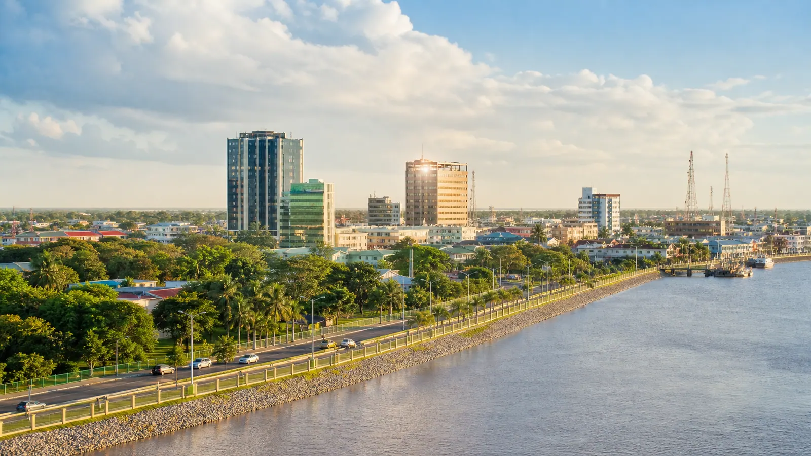 Guyana growth corridor and waterfront development