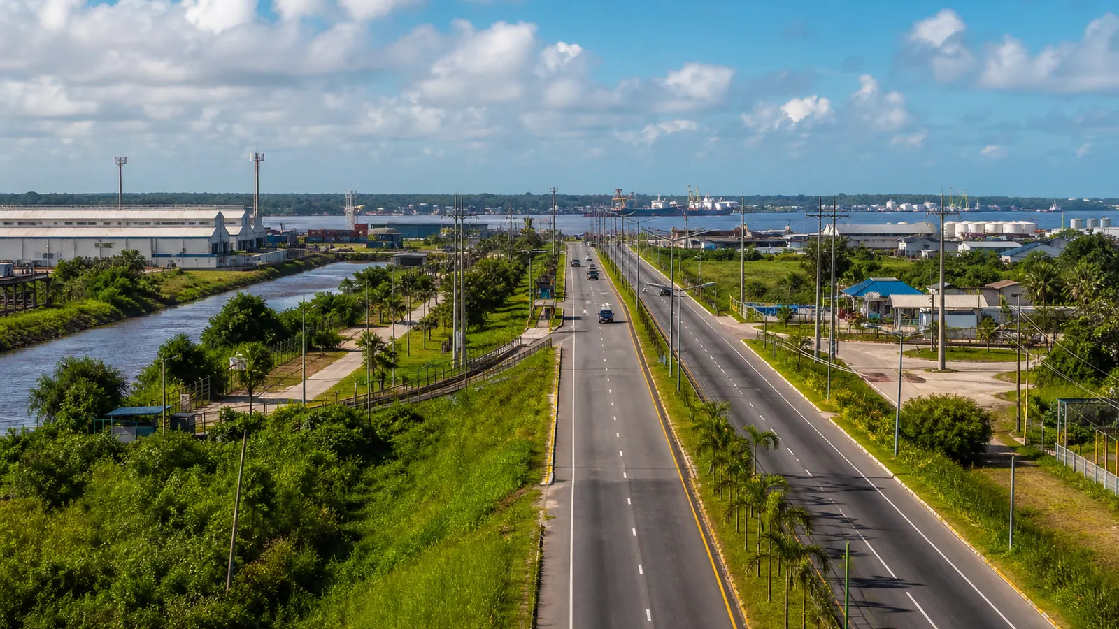 Infrastructure development in Guyana
